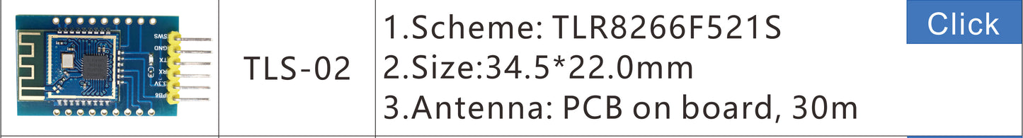 Custom PCB TLS-01 TLS-02 Uart Transceiver Transparent transmission Module TLSR8266F512 Switching Wireless pcba mist