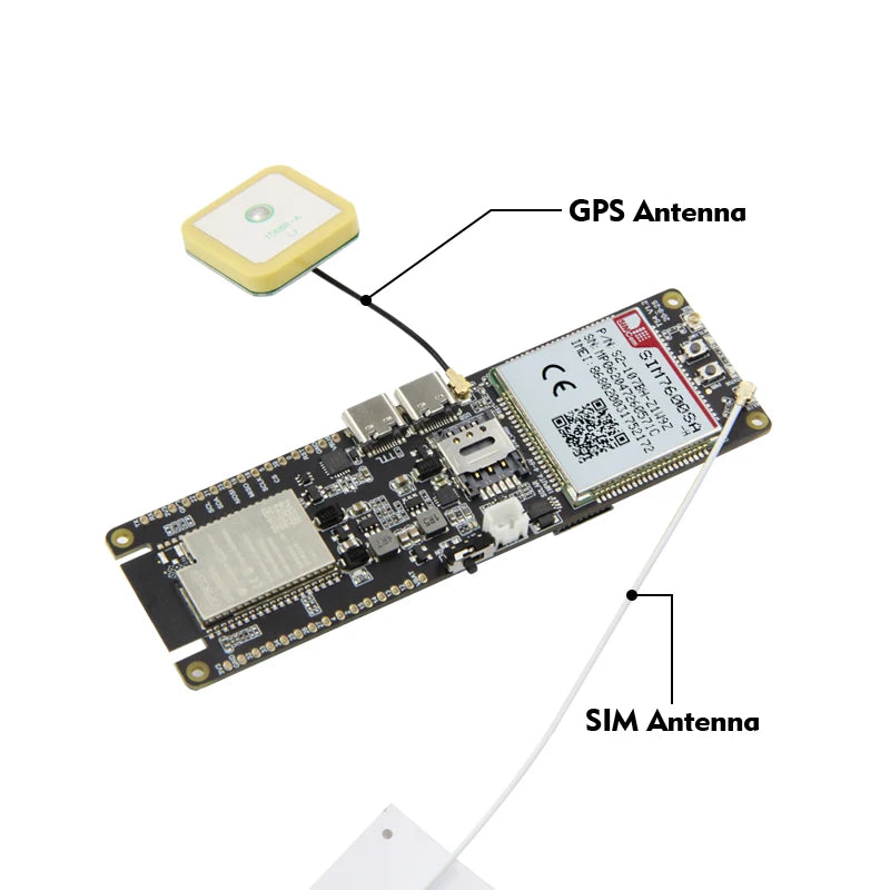 Custom TTGO SIM7600SA-H ESP32 4G LTE Cat4 Multi-Band LTE TDD LTE FDD multiple satellite positioning GNSS GPS GLONASS pcb pcba switch Manufacturer