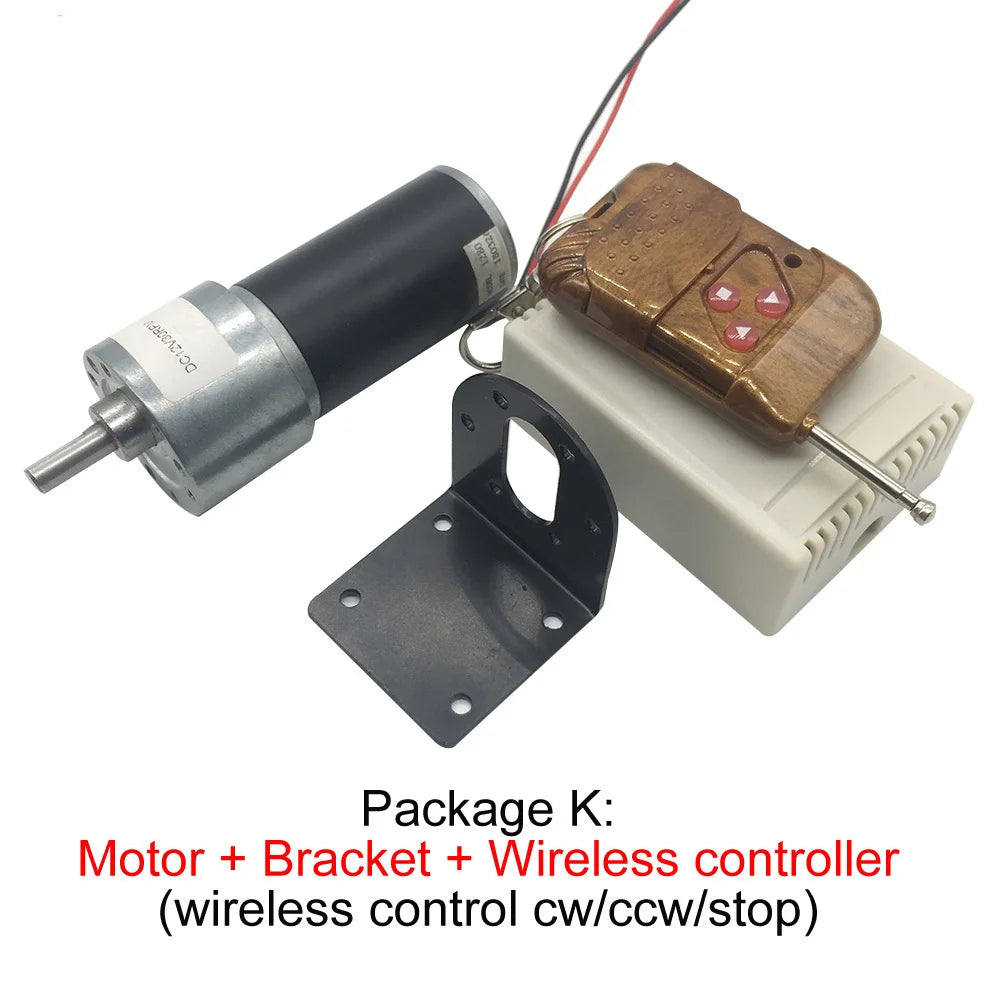 Custom JGB37-3157 Micro DC deceleration 12V 24V small motor steel tube motor high torque reversible gear motor Manufacturer