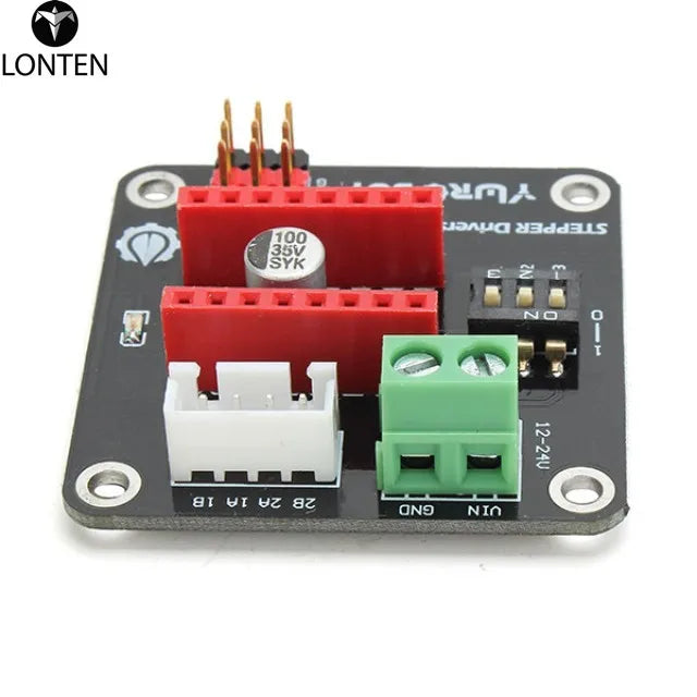 Custom Lonten DRV8825/A4988 42 Stepper driver module motor control shield motor drive expansion board For arduinos R3 3D Printer DIY Ki Manufacturer