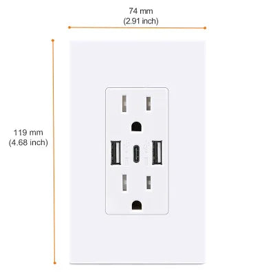 Custom smart home Smart Life 15a Usa Electrical Sockets Usb Smart  wifi smart socket Manufacturer