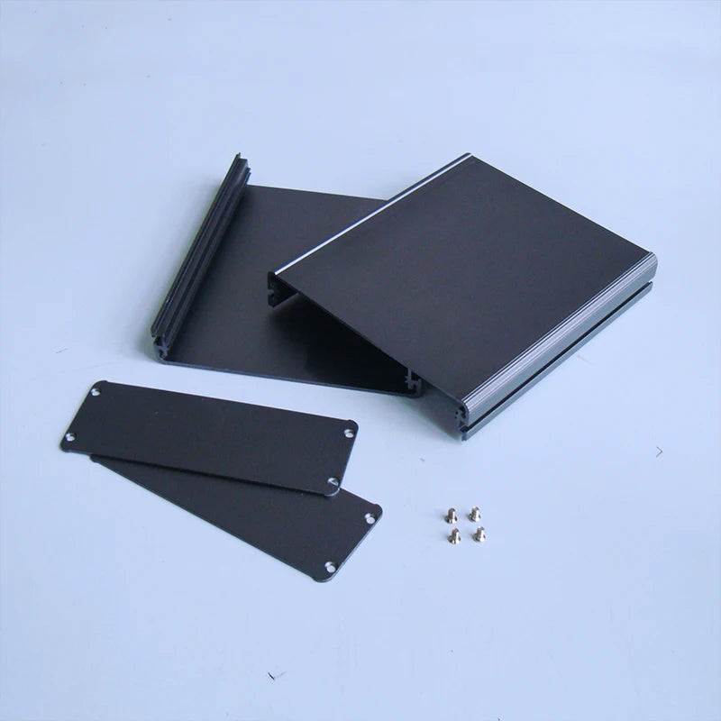 Custom gray color aluminum housing case for electronics project case 45(H)x122(W)x140(L) mm Manufacturer