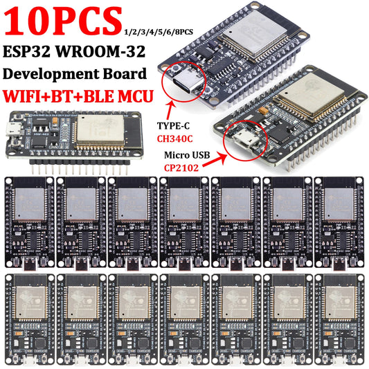 Custom ESP32 WROOM-32 Development Board TYPE-C CH340C/ USB CP2102 WiFi+BT Ultra-Low Power Consumption Dual Core Wireless Module Manufacturer