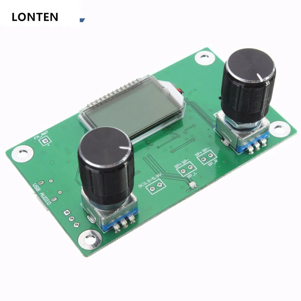 Custom double-sided pcb boards factory multilayer printed circuit board manufacture pcb Digital Stereo FM Radio Receiver Module Manufacturer