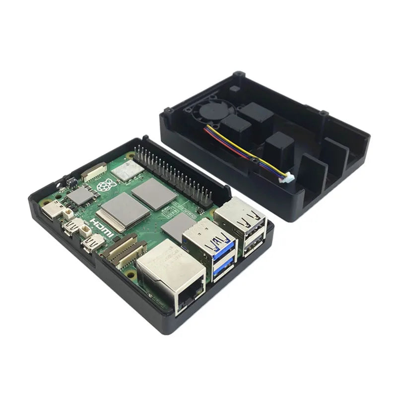 Raspberry Pi 5 Case Metal Shell Aluminum Alloy Protective Shell with Integrated heat Dissipation Column Built-in
