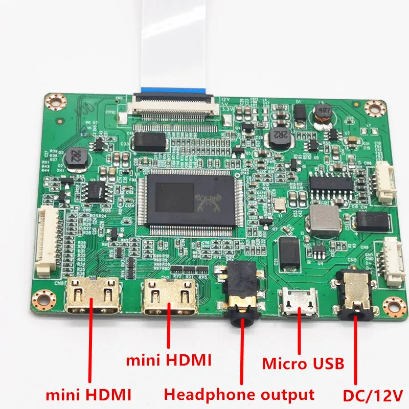 Custom 12.6 inch LCD display module kit HD-compatible 1920*515 for Raspberry Pi Display Computer Temperature Memory Display DIY Kits Manufacturer