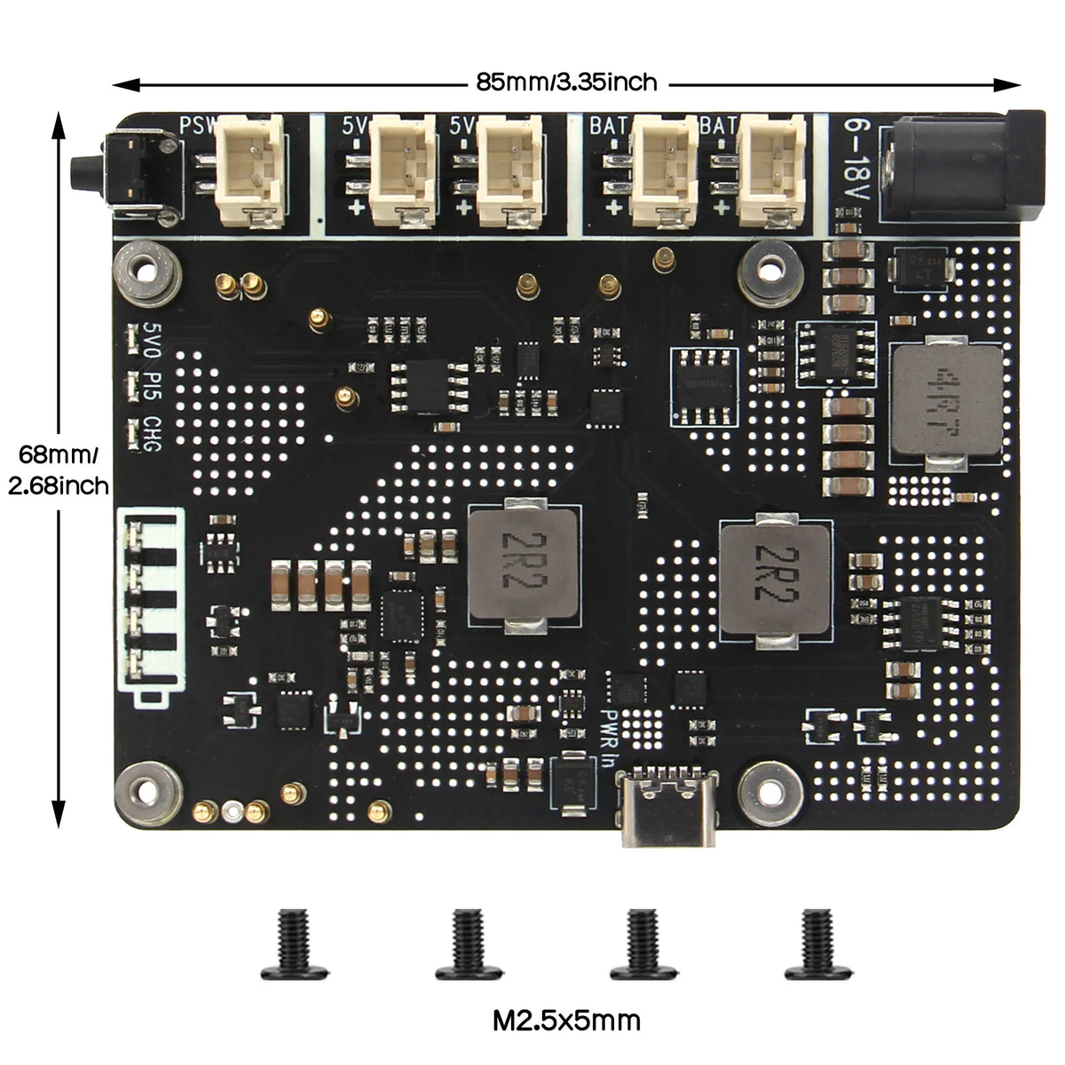 X1203 UPS  5.1V 5A Shield & Power Management Board for Raspberry Pi 5