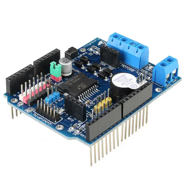 Custom L298P Dual Channel  Interface High Power H Bridge Motor Driver Shield For DIY Support Directly Driving 2 DC Motor