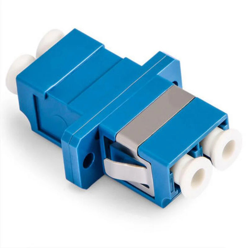 Custom 25PCS LC UPC Duplex single-mode Fiber optic Adapter LC Optical fiber coupler LC UPC Fiber flange LC connector Manufacturer