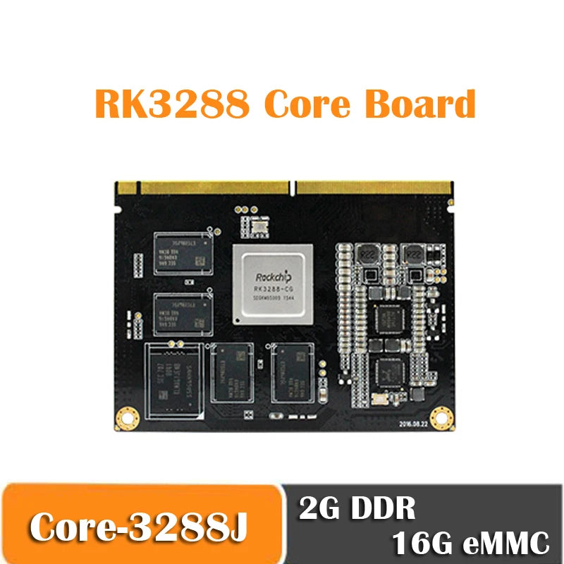 Custom RK3288 Core Board Core-3288J Mini PC Face Recognition Evaluation-Board Quad-Core Cortex-A17 Android Linux Development Manufacturer