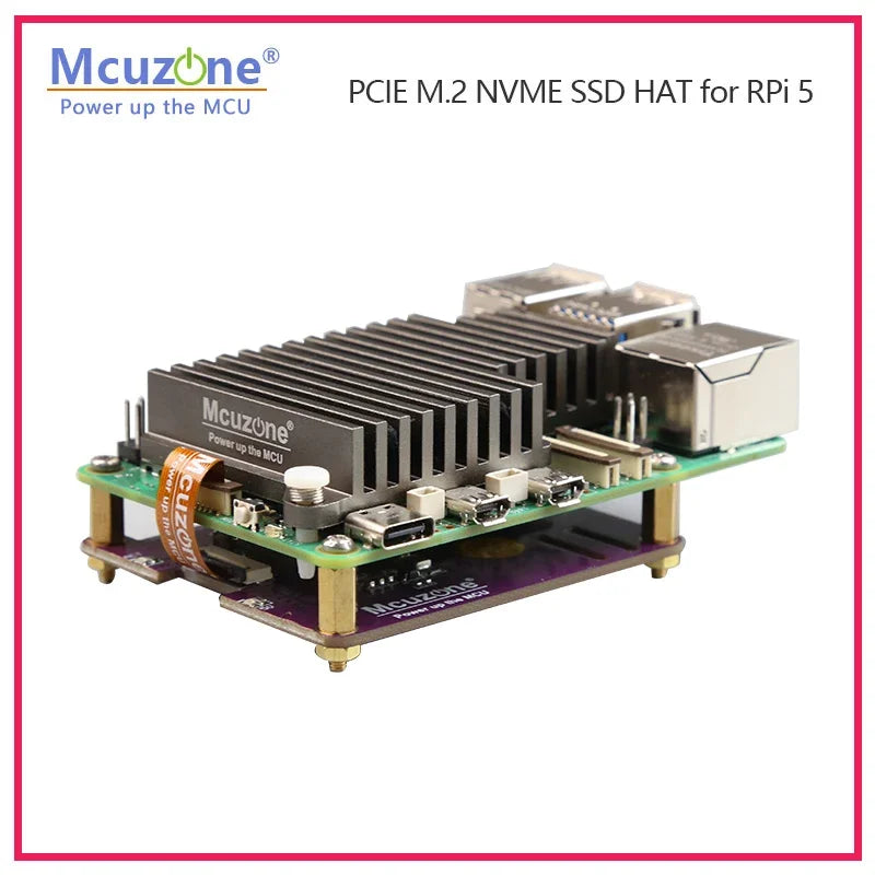 New Generation 3 MPS2242 PCIE M.2 NVME SSD HAT for Raspberry Pi 5 2230 2242 Custom Support Electronic Components