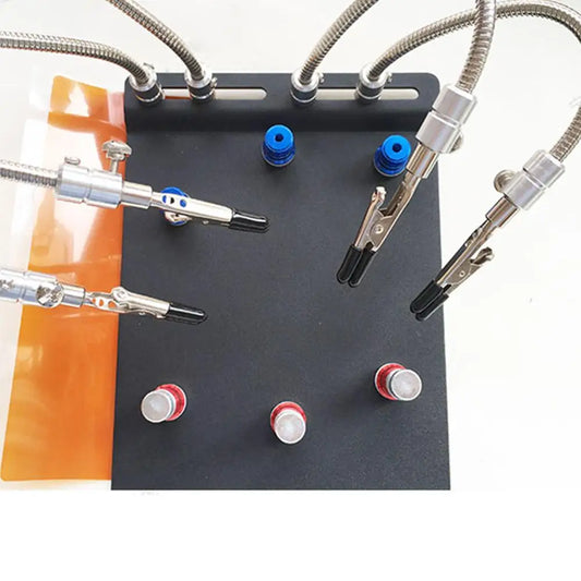 Custom PCB Circuit Mainboard Maintenance Tool Electronic Maintenance Platform Magnetic Column with 2/4 Clamps For Programmable Robot Manufacturer