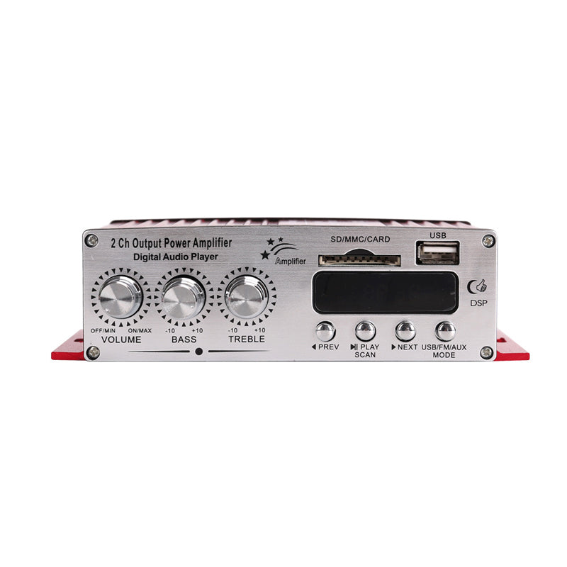 2*50W Audio FM Radio Mp3 Player Power Amplifier Stereo Equalizer HiFi Digital Mp3 Decoder Music AMP pcb assembly Customize