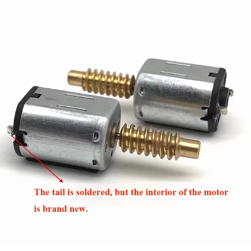 Custom Micro Mini 10mm*12mm Precious Metal Brush N20 Motor with Brass Worm Gear DC 1.5V 3V 3.7V 6V 28000RPM High Speed Manufacturer