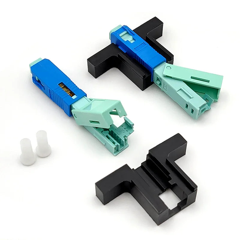 Custom 100PCS FTTH SC APC/UPC assembly FTTH Fiber Optic Fast Connector Embedded-SC Fiber quick Connector Manufacturer