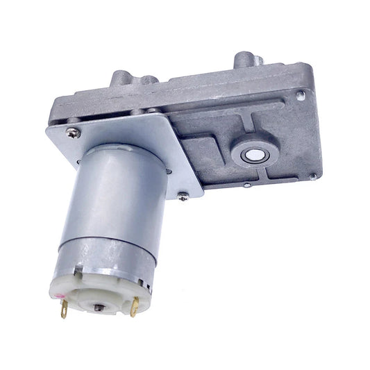 Custom 20-157RPM Worm Gear Motor 12V Reducer DC High Torque Electric-Motor Metal Gear Reverse Self Lock For Automation Equipment Manufacturer