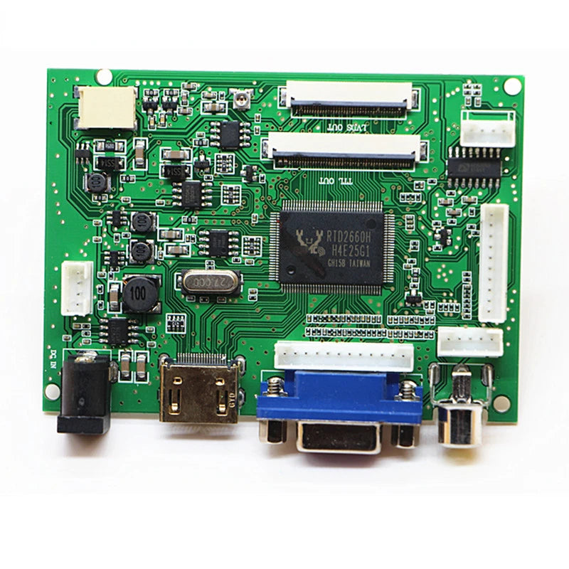 Custom HD+VGA+ 2AV+Audio 40pin 50pin LCD Driver Controller Board Kit for Panel AT065TN14/AT070TN90/AT070TN92/AT070TN94/AT090TN10 Manufacturer