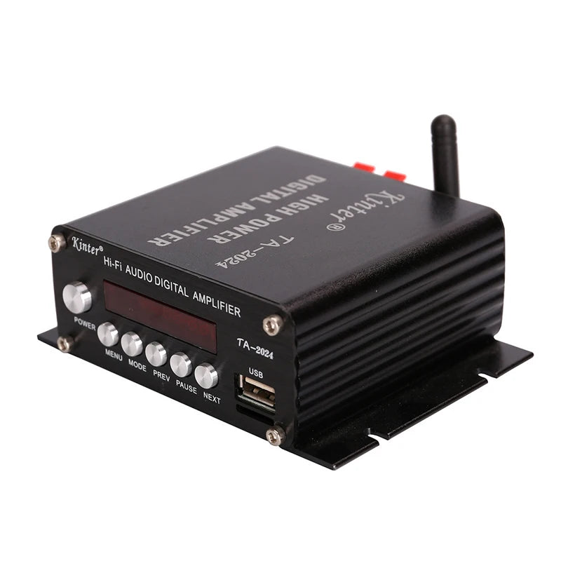 Custom 2*40W FM Radio Mp3 Player Audio Power Amplifier HiFi Car Home Theater Music AMP Mp3 Decoder 12V pcb assembly Manufacturer