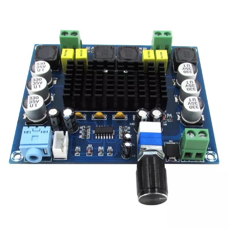 2*120W 2 Channel Stereo Amplifier Board Digital Power Dual TPA3116D2 with TL074C Op Preamplifier Audio Amplifier pcb assembly Customize