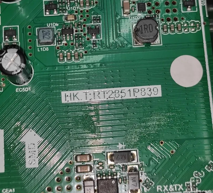 Custom Pcba  HK.T.RT2851P839 Three in one WiFi network TV Android motherboard  FOR  BBK TV  Russian English optional Manufacturer