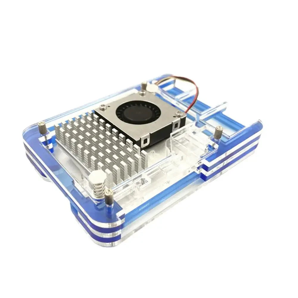 Custom New For Raspberry Pi 5 4GB/8GB Acrylic Case Support Installation Official Active Cooling Fan For Raspberry Pi 5 Manufacturer