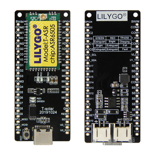 TTGO T-Solar 433MHz Solar Power Development Board STM8L152 CPU SX1262 Lora With Antenna Custom PCB pcba bom gerber files customize