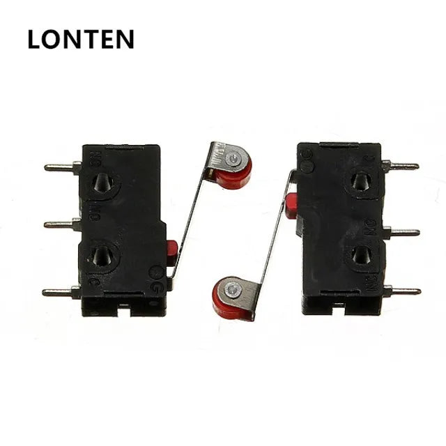 Custom Lonten 10Pcs/lot Micro Limit Switch Roller Lever 5A 125V Open Close Switch KW12-3 Set Manufacturer
