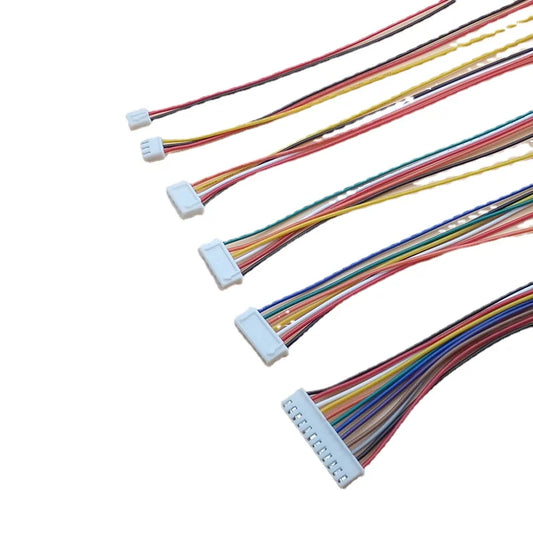 Custom 10pcs/lot JST XH 2.54 2/3/4/5/6/7/8/9/10 Pin Pitch 2.54mm Connector Plug Wire Cable 30cm Length 26AWG Manufacturer