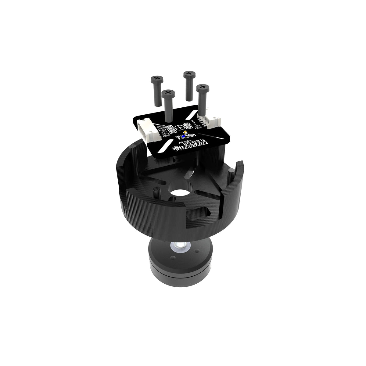 Tle5012b Encoder Arduino Custom TLE5012B magnetic encoder angle sensor SPI/HAL/ABI to send radi ...