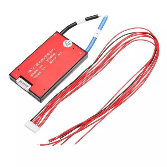 Custom 24V 7S 16/25/35/45/60A BMS PCB PCM Battery Protection Board for Ebike Electric Bicycle with balance water proof Manufacturer