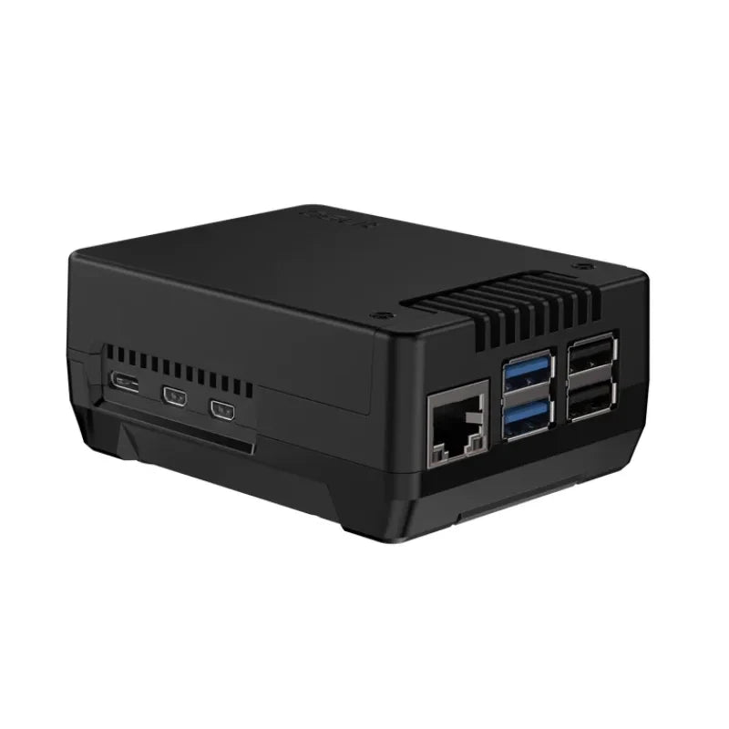 Argon NEO 5 M.2 NVMe PCIe Case for Raspberry Pi 5 with PWM Fan Built-in Heatsink Aluminum Alloy Body Plastic Base for SSD Boot