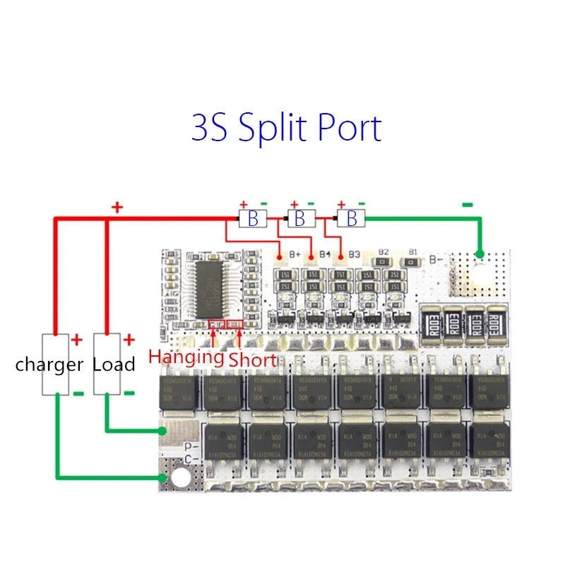 Custom 3S/4S/5S BMS 12V 16.8V 21V 100A Li-ion LMO Ternary Lithium Battery Protection Circuit Board Li-POLYMER Balance Charging Module Manufacturer