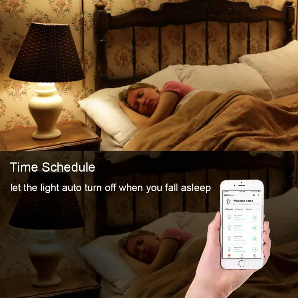 Custom LED bulb 10W / 7W / 9W Smart RGB Warning lighting Dimmer LED lamp smart bulbs control with Alexa Google smart light bulb Manufacturer