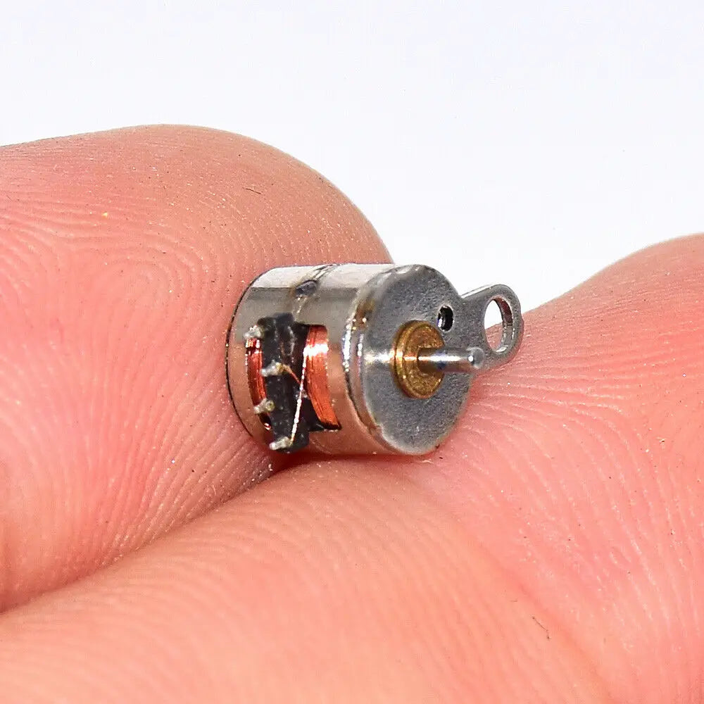 Custom 5PCS Japan Tiny Mini 6mm Diameter Round Hybrid Stepper Motor 2-Phase 4-Wire Stepper Engine for Digital Camera Manufacturer