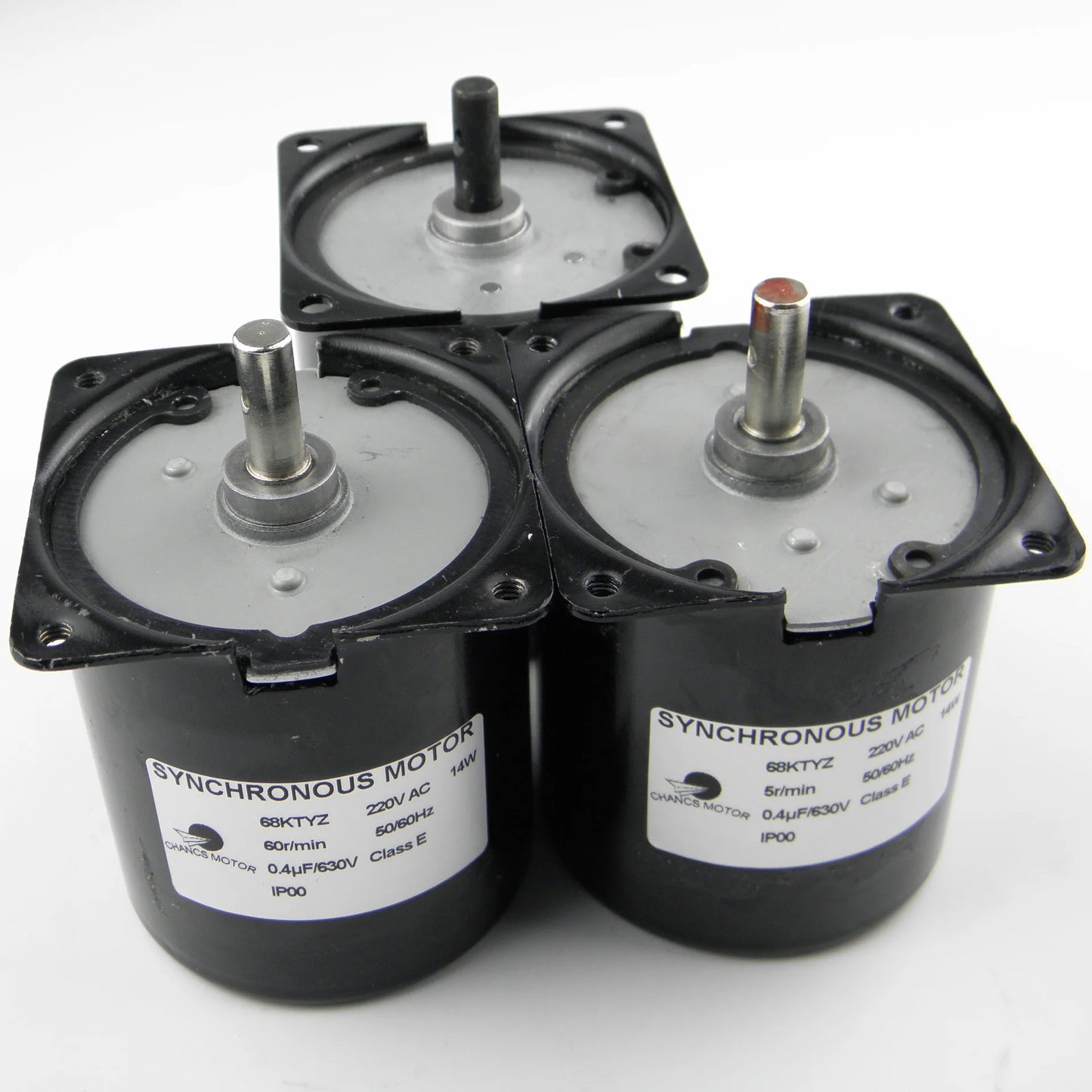 Custom  Permanent Magnet Synchronous Gear Motor 68KTYZ 110V 5RPM 70Kgf.cm Big Torque Barbecue Electric Motor Manufacturer