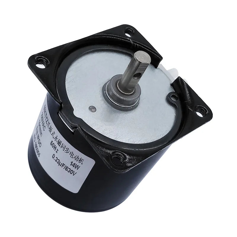 Custom 60KTYZ Permanent Magnet Synchronous Motor AC220V 14W Gear Motor 2.5/5/10/15/20/30/50/60/80/110rpm Manufacturer