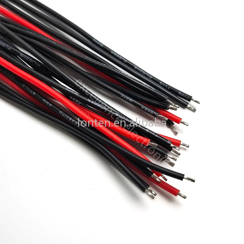 Custom 5pcs/lot 1S 2S 3S 4S 5S 6S Lipo Battery Balance Charger Cable IMAX B6 Connector Plug Wire 3239 22Awg 100mm Silicone Wire Manufacturer