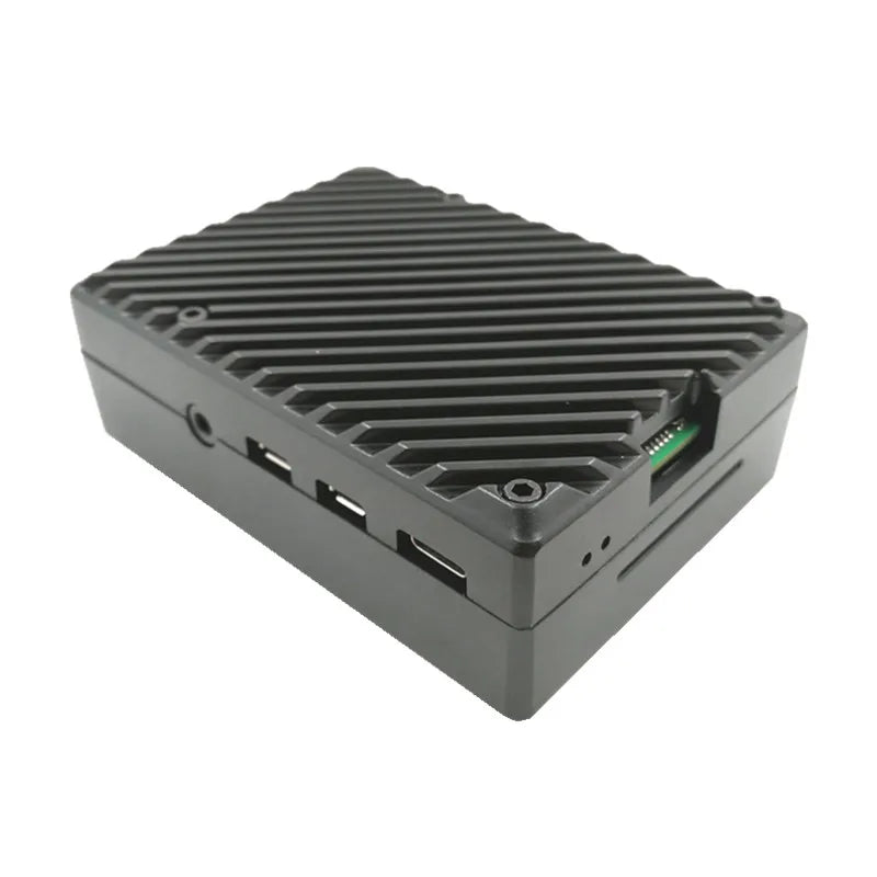 Custom Raspberry Pi Aluminum Alloy 4 Generation Shell Raspberry Pi 4B Metal Box 4B Upper and Lower Cover Cooling Cold Shell Manufacturer