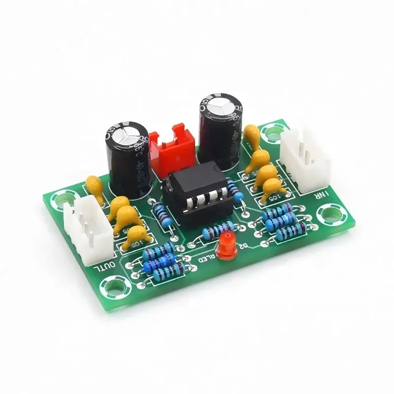 Custom Mini NE5532 tone Preamp Board Audio equalizer Preamplifier Tone Control Pre audio amplifier board DC 12-30V pcb assembly Manufacturer