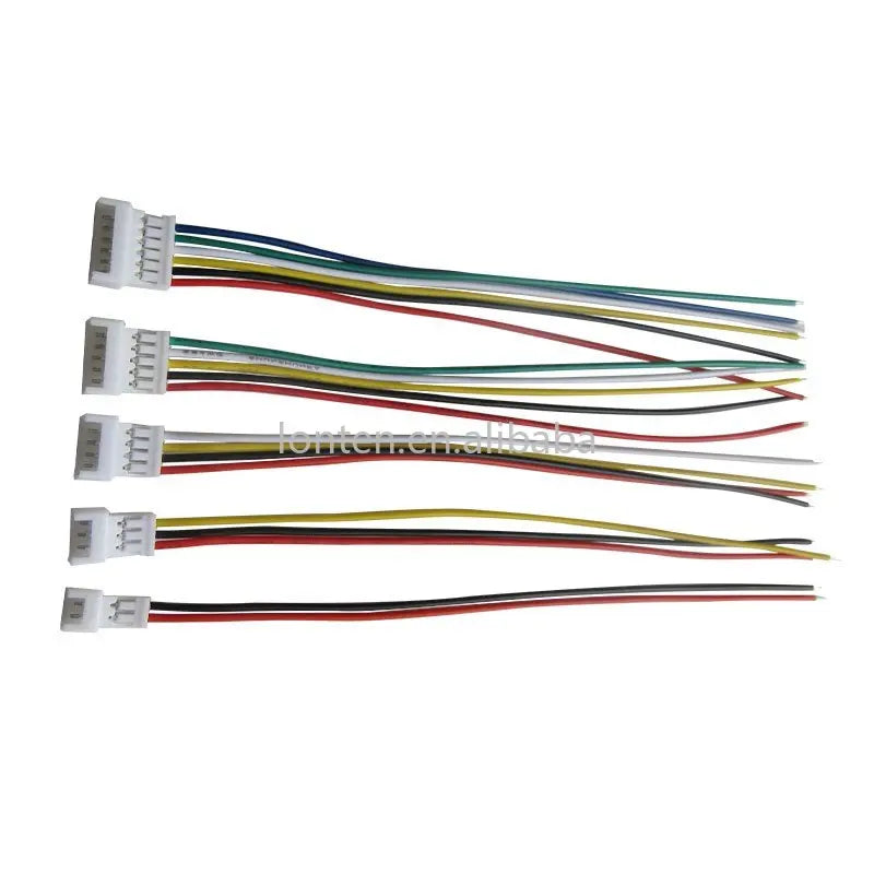 Custom 10P JST 1.25 Male Female Wire Connector Pitch 1.25mm 2P 3P 4P 5P 6P JST Plug Jack Terminal Cable Connector Length 10CM Manufacturer
