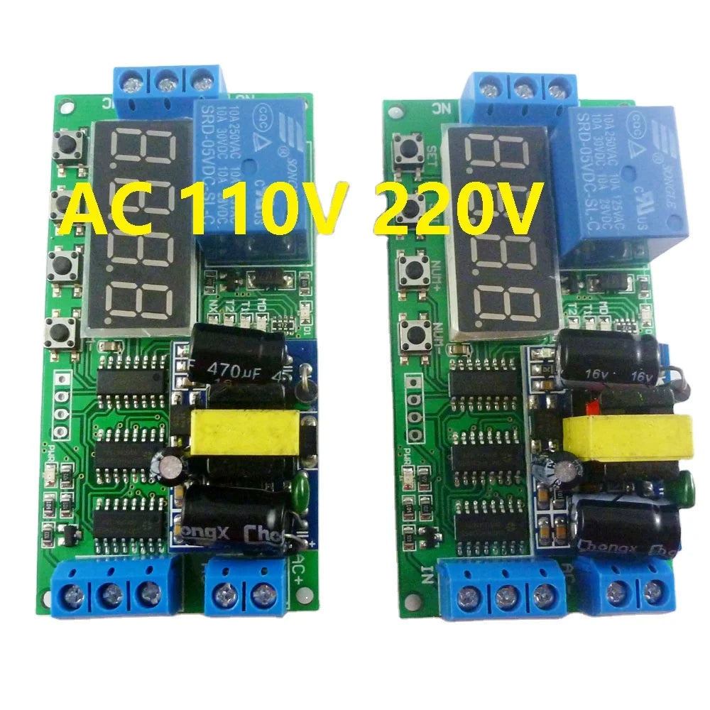 Custom OEM IO23B01*2 2pcs AC 85V-260V 110V 220V Cycle Time Timer Switch Delay Relay ON OFF for LED Smart Home PLC Light security Manufacturer