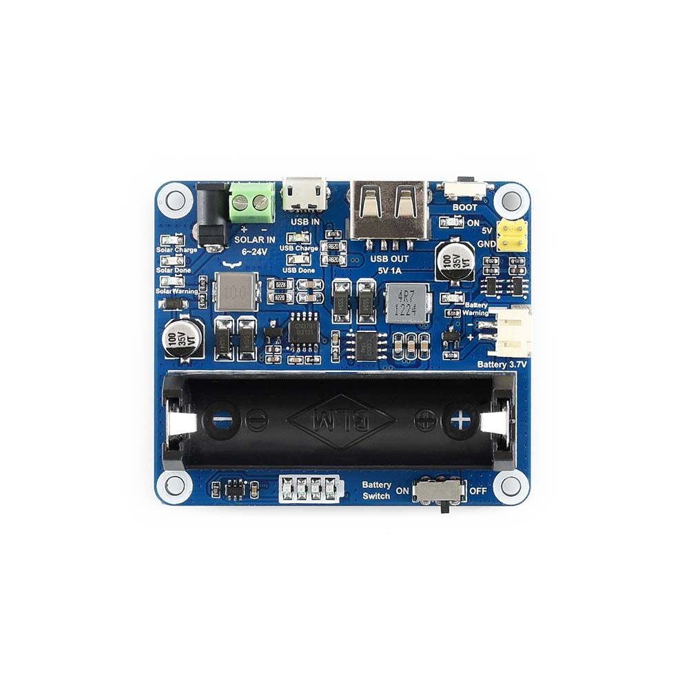 Solar Power Management Module for 6V~24V Solar Panel Supports MPPT function USB connection battery charging Custom PCB customize