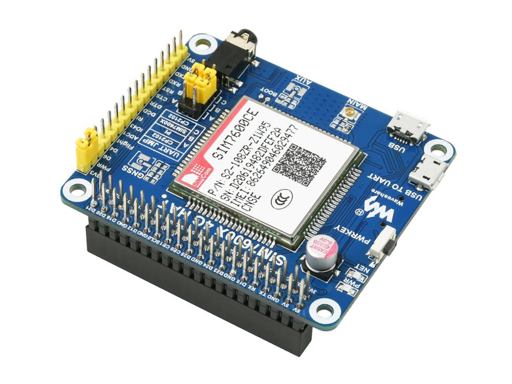 SIM7600CE-CNSE 4G HAT for Raspberry Pi Supports 4G / 3G / 2G Communication, Also LBS Positioning Custom PCB power board pcba customize