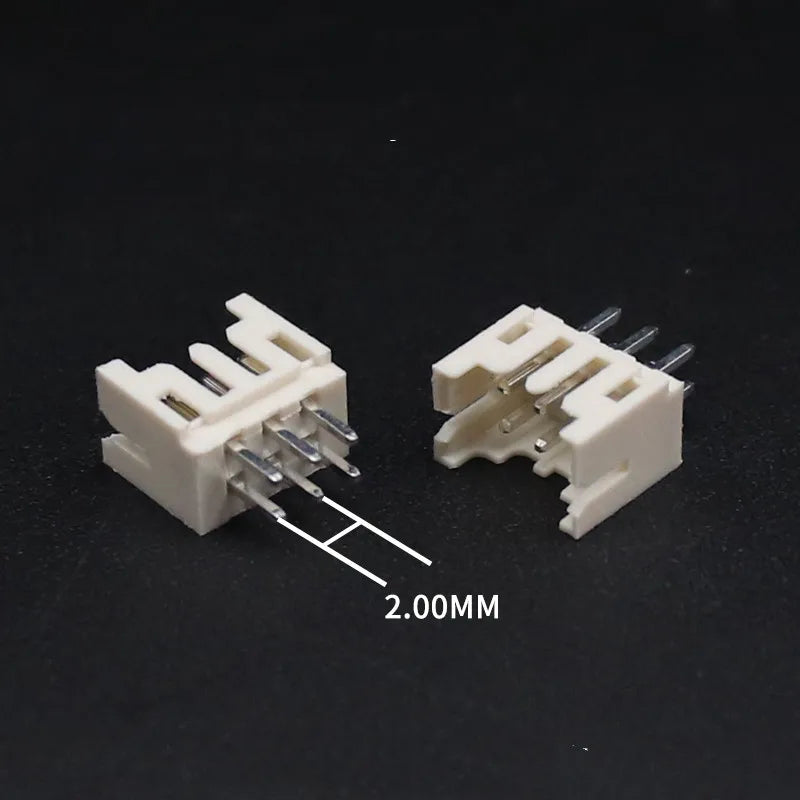 Custom 50Pcs PHD 2.0 Double Row Straight Pin Male Header PHD 2.0mm Pitch 2x3P 2x4P 2x5P 2x6P 2x7P 2x8P 2x10P Manufacturer