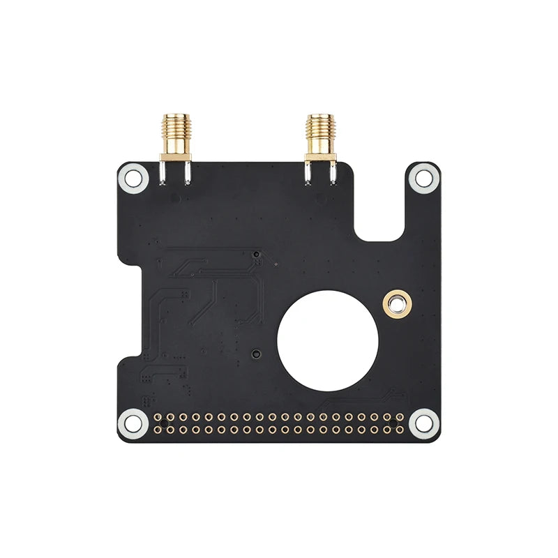 PCIe M.2 E KEY HAT+ Extension Board Compatible NGFF (M.2 E Key) Wireless NIC Support USB for Connection for Raspberry Pi 5