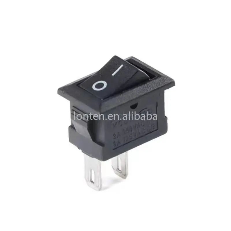 Custom KCD11 2Pin/3Pin 10x15mm Mini Rocker Switch SPST 3A 250V AC Snap-in On/Off Boat Push Button Switch Black Red White Manufacturer