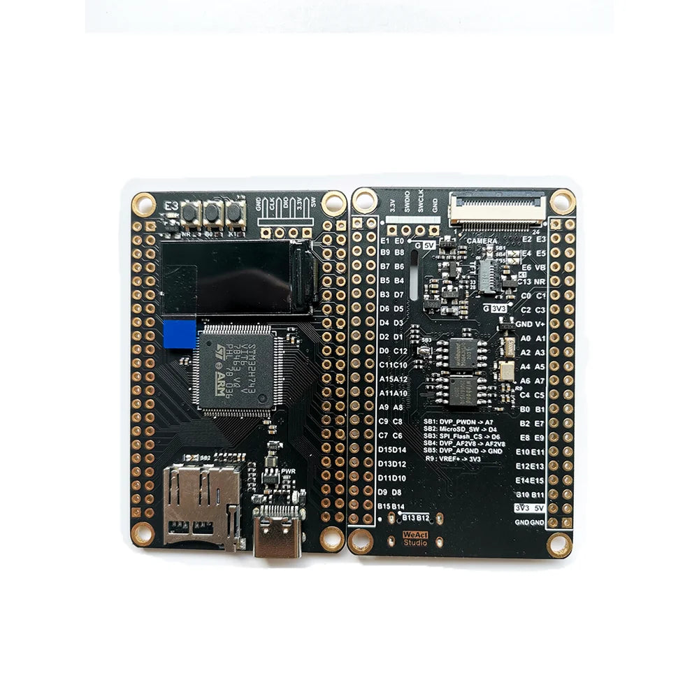 Custom WeAct STM32H7 STM32H743 STM32H743VIT6 STM32 Board 2M Flash 1M RAM Learning Board 94v0 lcd oem pcba Manufacturer