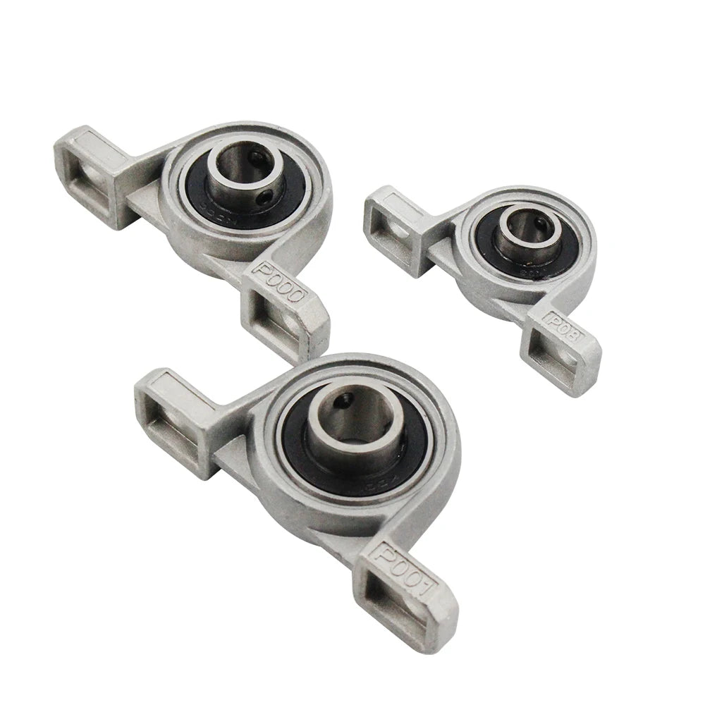 Custom KP08 KFL08 T8 Lead Screw Support Diameter 8mm Zinc Alloy Bore Ball Bearing Pillow Block Mounted For T8 Lead Screw Shaft Collar Manufacturer
