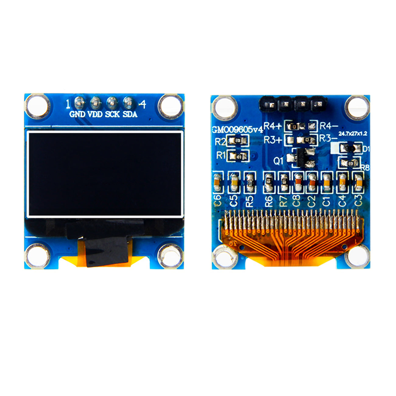 Blue or white 128X64 0.96 inch OLED LCD LED Display Module For Arduino0 0.96" IIC SPI Communicate 3.3V-5V Custom