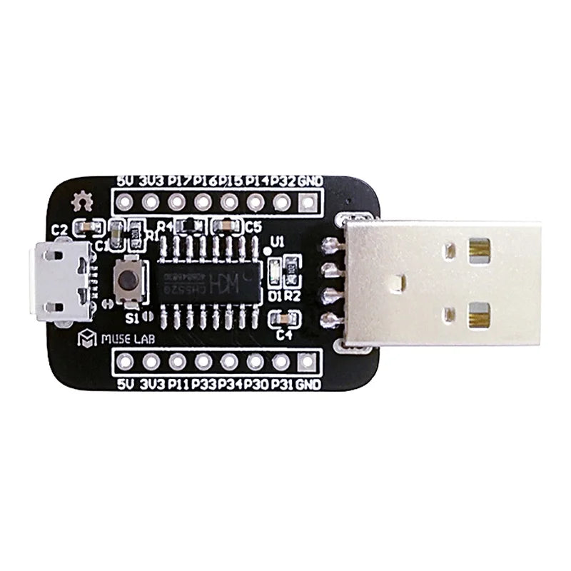 Custom CH552G Development Board / Core Board 8051 USB Microcontroller CH551G / CH552G / CH554G WCH Manufacturer